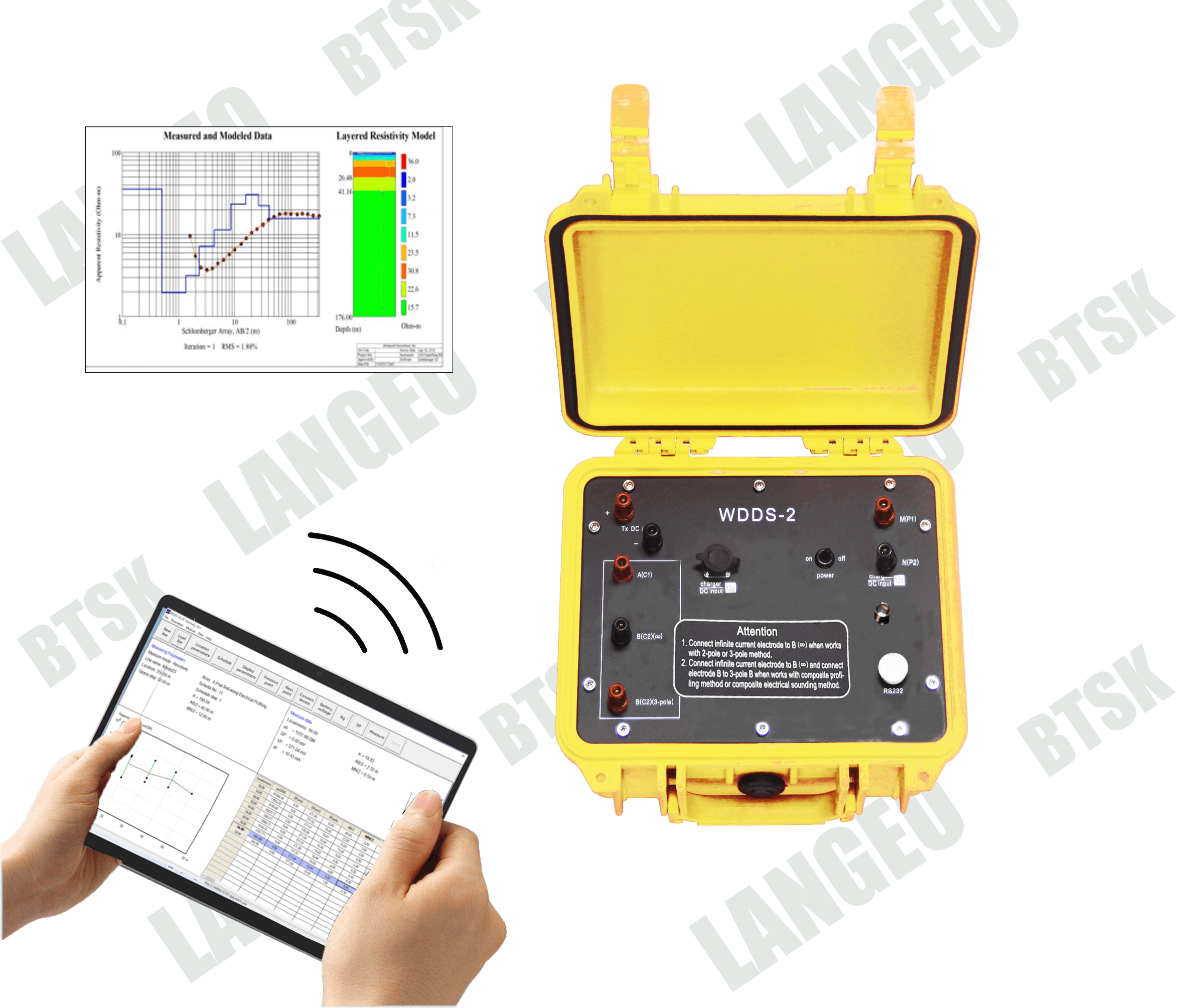 WDDS-2C/3C Earth Resistivity Sounding Meter